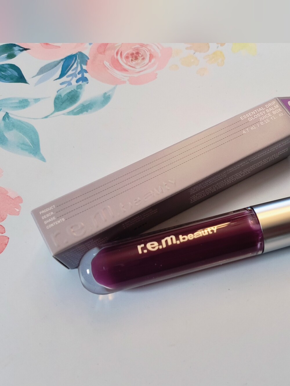 r.e.m. Beauty Essential Drip Glossy Balm In Juice Box 4.7ml
